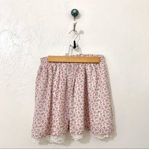 Forever21 Floral Mini Skirt